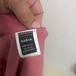 SHEIN Pink Wedding Dress